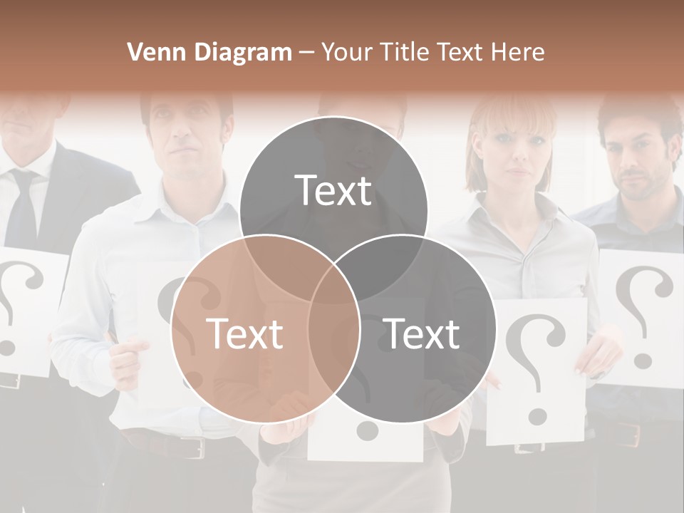 Recruitment Office Questionmark PowerPoint Template