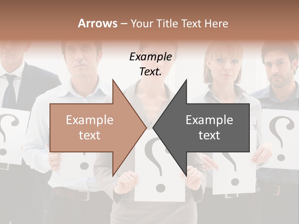Recruitment Office Questionmark PowerPoint Template