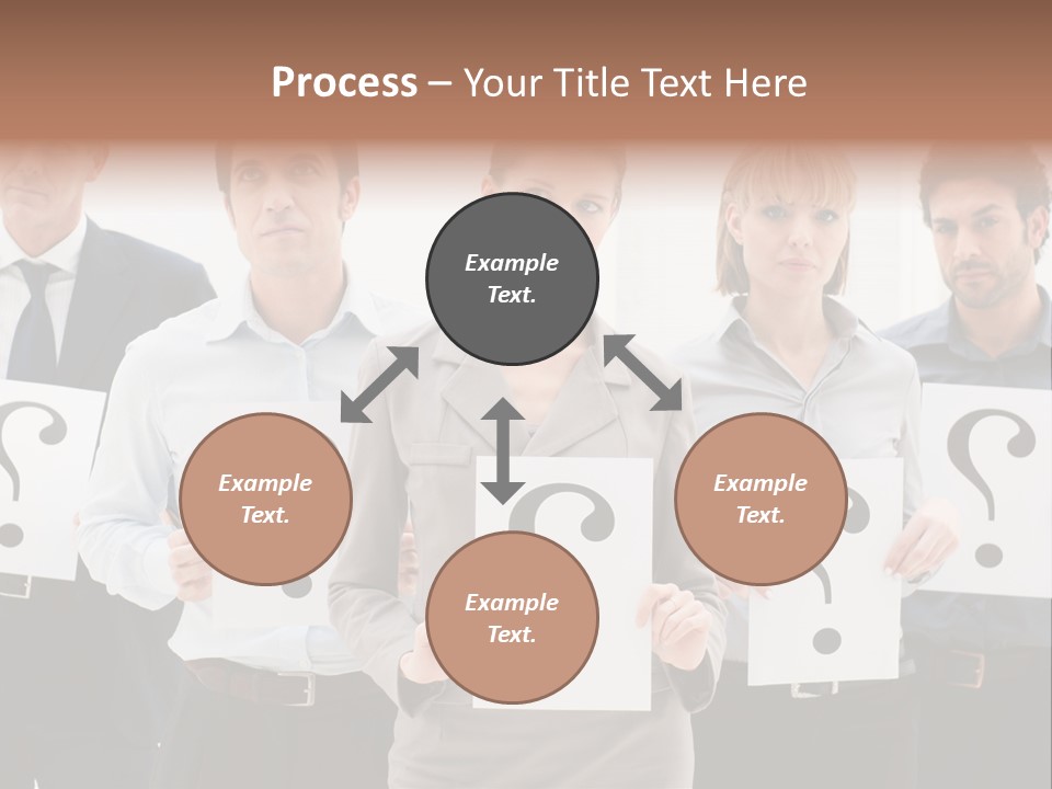 Recruitment Office Questionmark PowerPoint Template