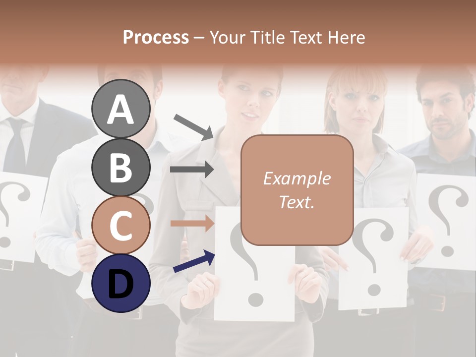 Recruitment Office Questionmark PowerPoint Template
