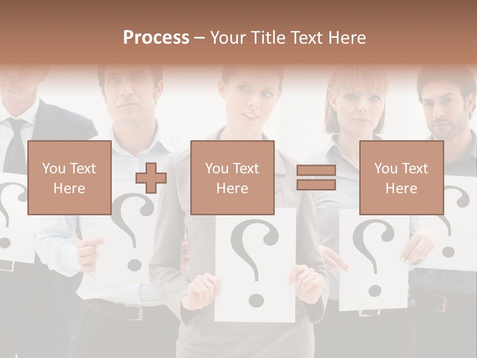 Recruitment Office Questionmark PowerPoint Template