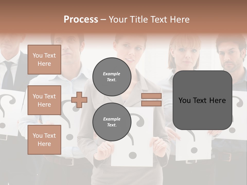 Recruitment Office Questionmark PowerPoint Template