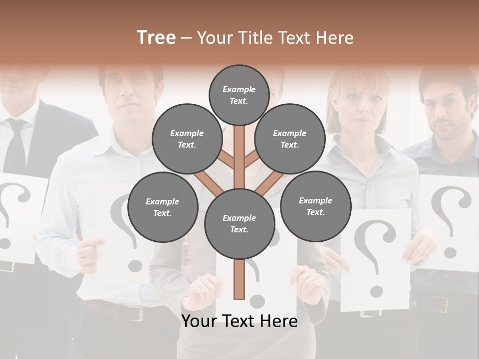 Recruitment Office Questionmark PowerPoint Template