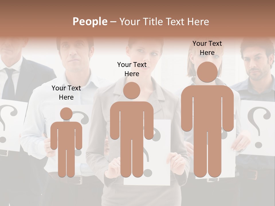 Recruitment Office Questionmark PowerPoint Template