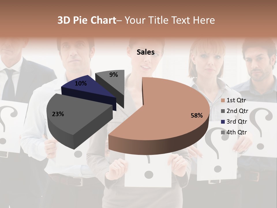 Recruitment Office Questionmark PowerPoint Template