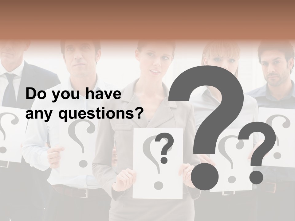 Recruitment Office Questionmark PowerPoint Template