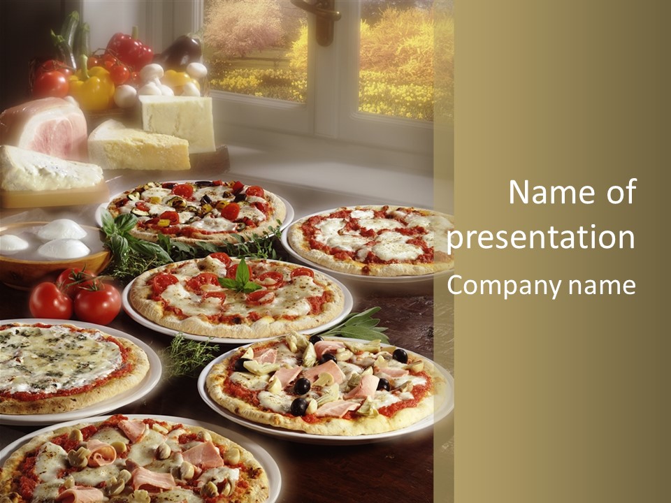 Intera Buona Mozzarella PowerPoint Template