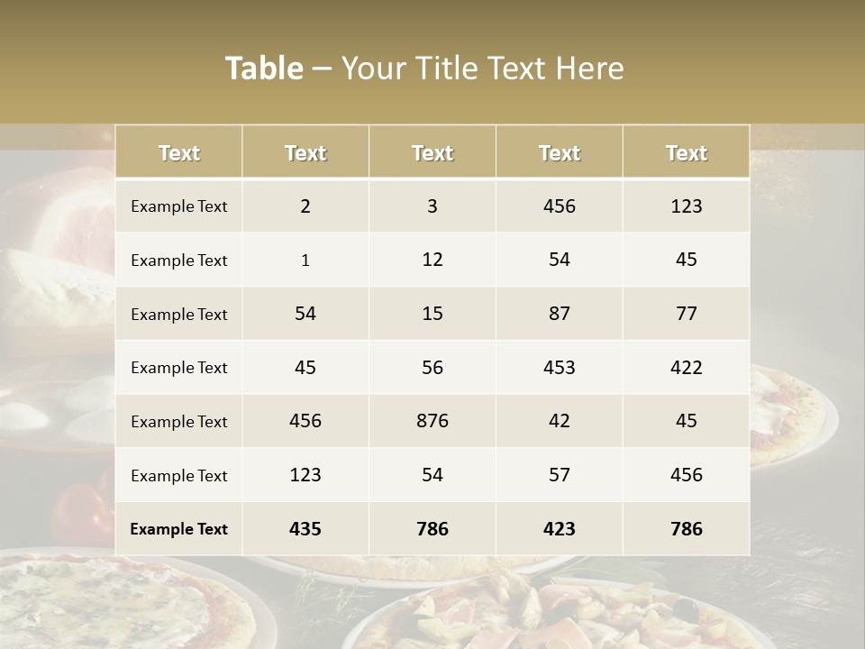 Intera Buona Mozzarella PowerPoint Template