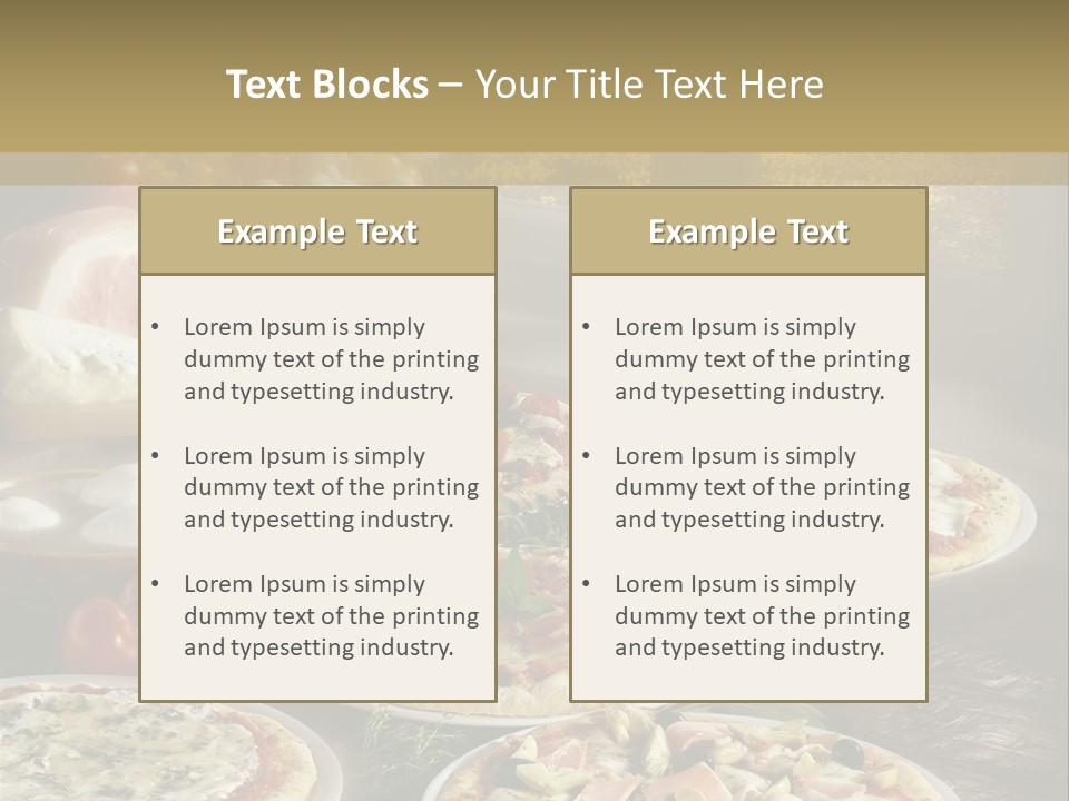 Intera Buona Mozzarella PowerPoint Template