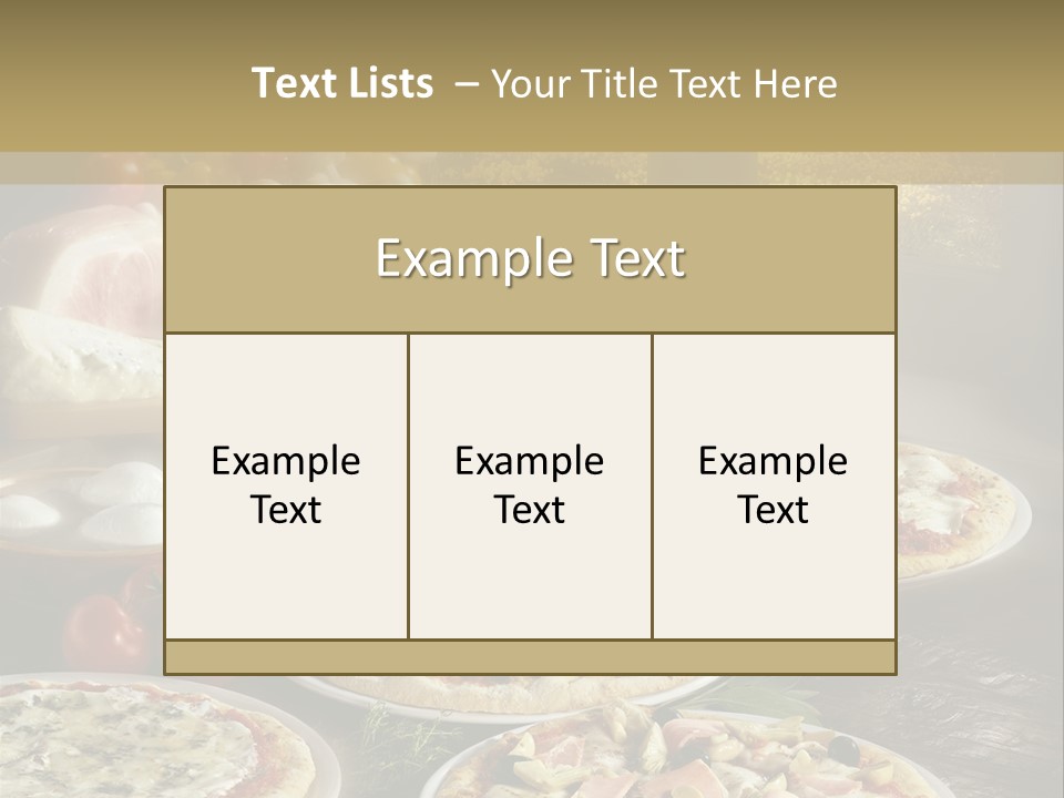 Intera Buona Mozzarella PowerPoint Template