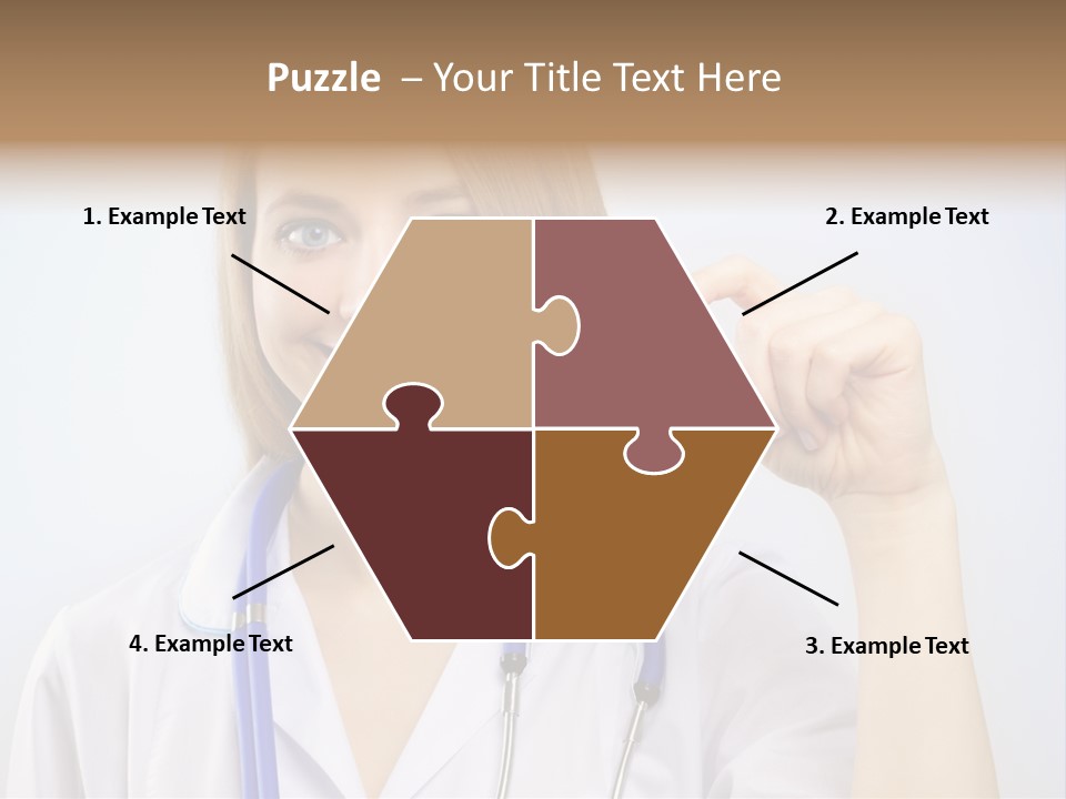 Alone Single Caucasian PowerPoint Template