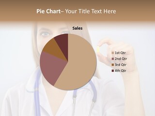 Alone Single Caucasian PowerPoint Template