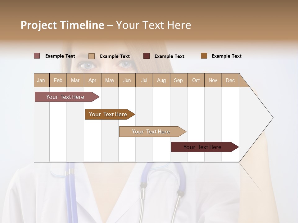 Alone Single Caucasian PowerPoint Template