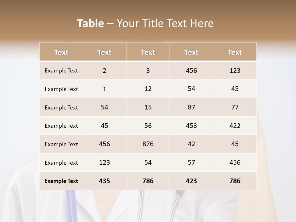 Alone Single Caucasian PowerPoint Template