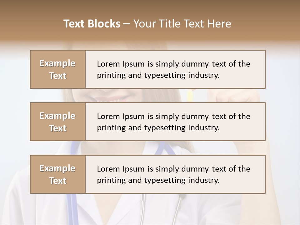 Alone Single Caucasian PowerPoint Template