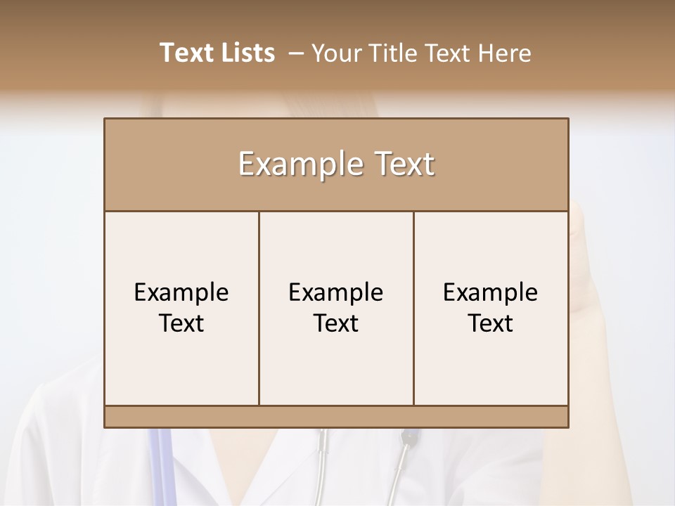 Alone Single Caucasian PowerPoint Template