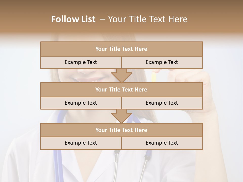 Alone Single Caucasian PowerPoint Template