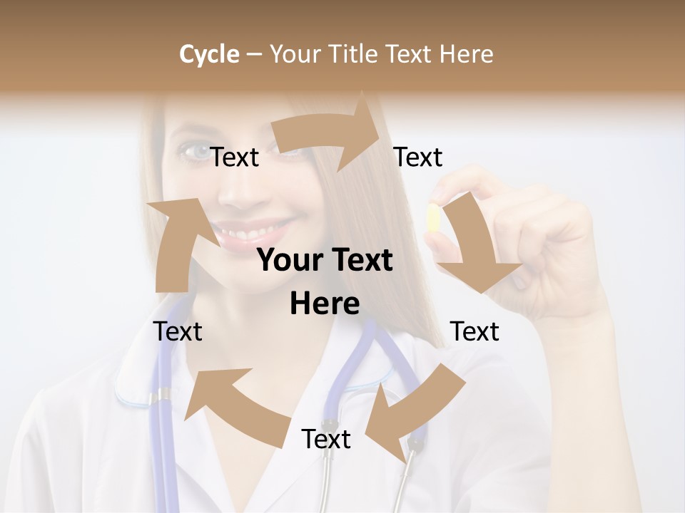 Alone Single Caucasian PowerPoint Template