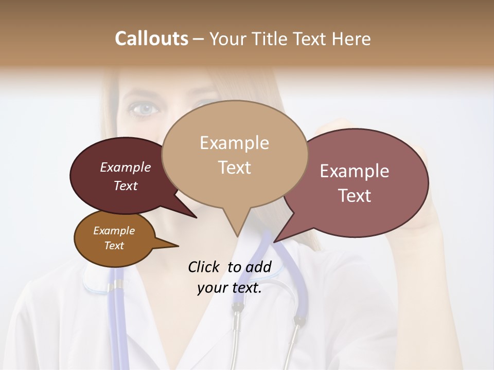 Alone Single Caucasian PowerPoint Template