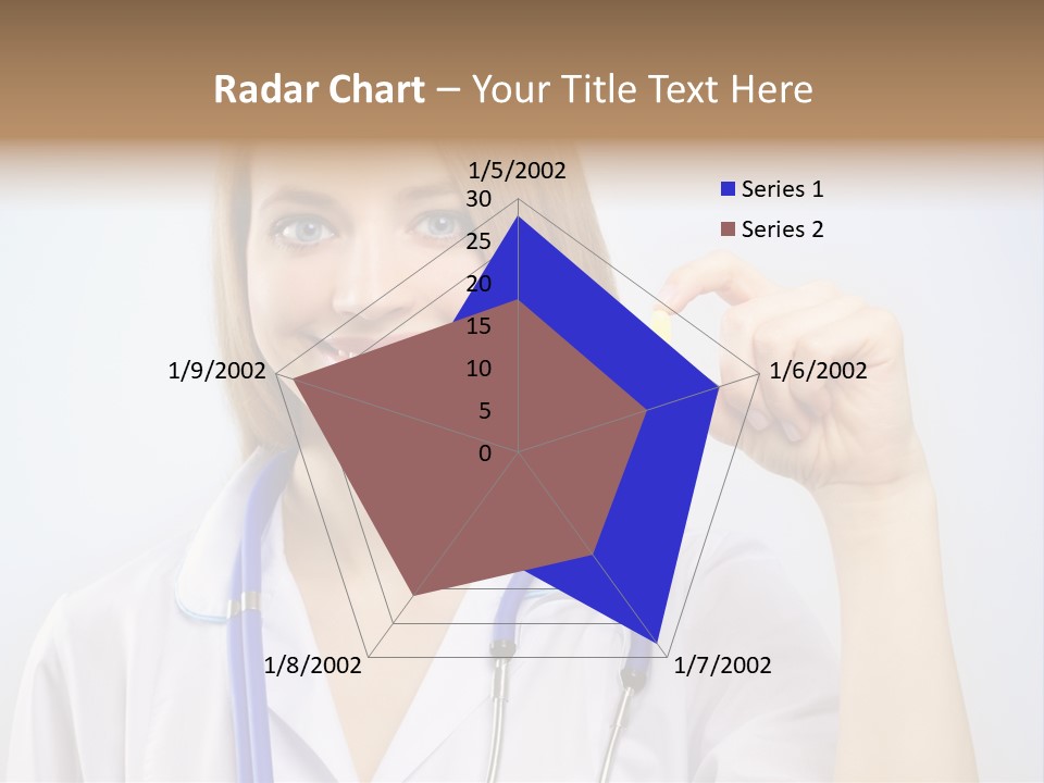 Alone Single Caucasian PowerPoint Template