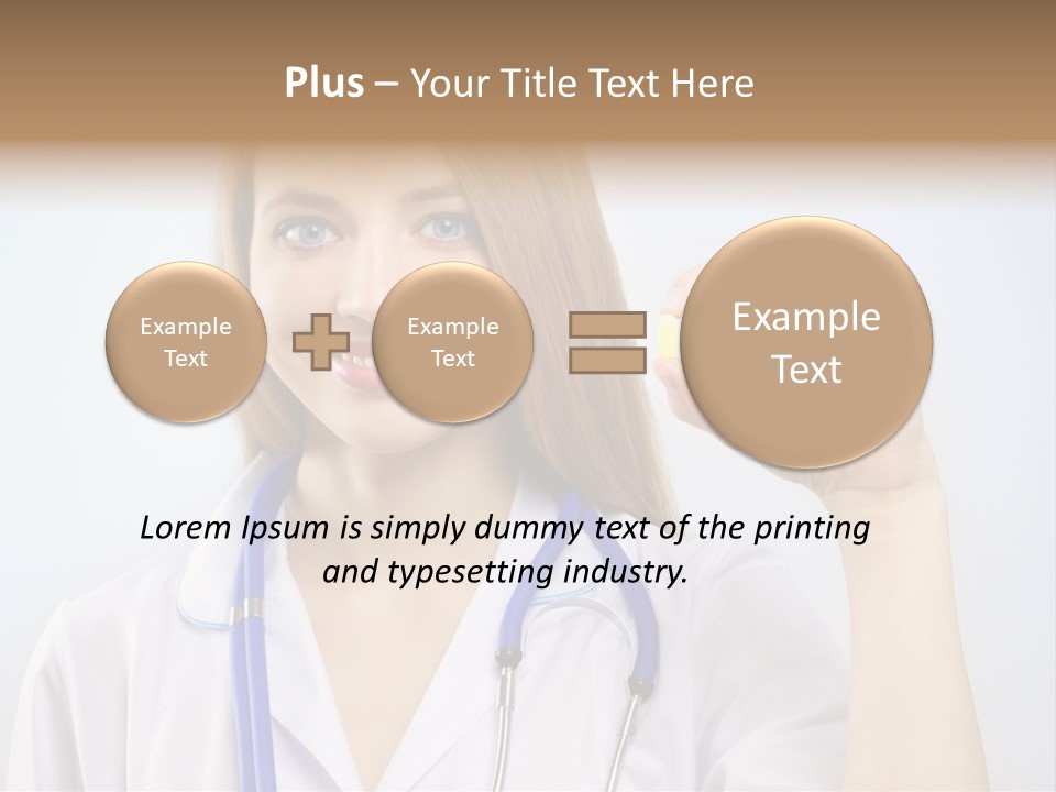 Alone Single Caucasian PowerPoint Template