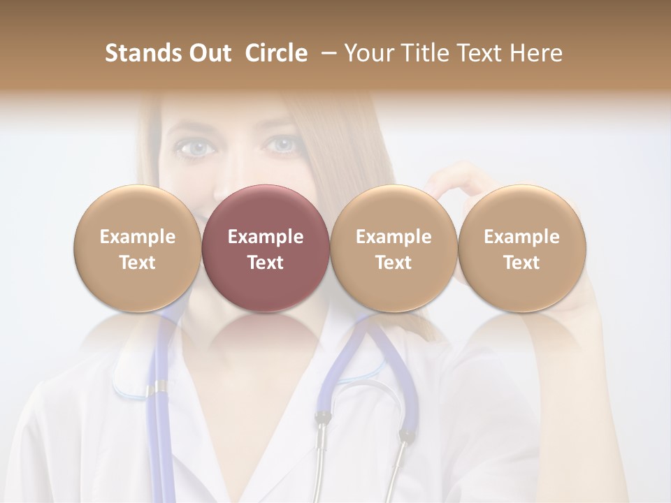Alone Single Caucasian PowerPoint Template