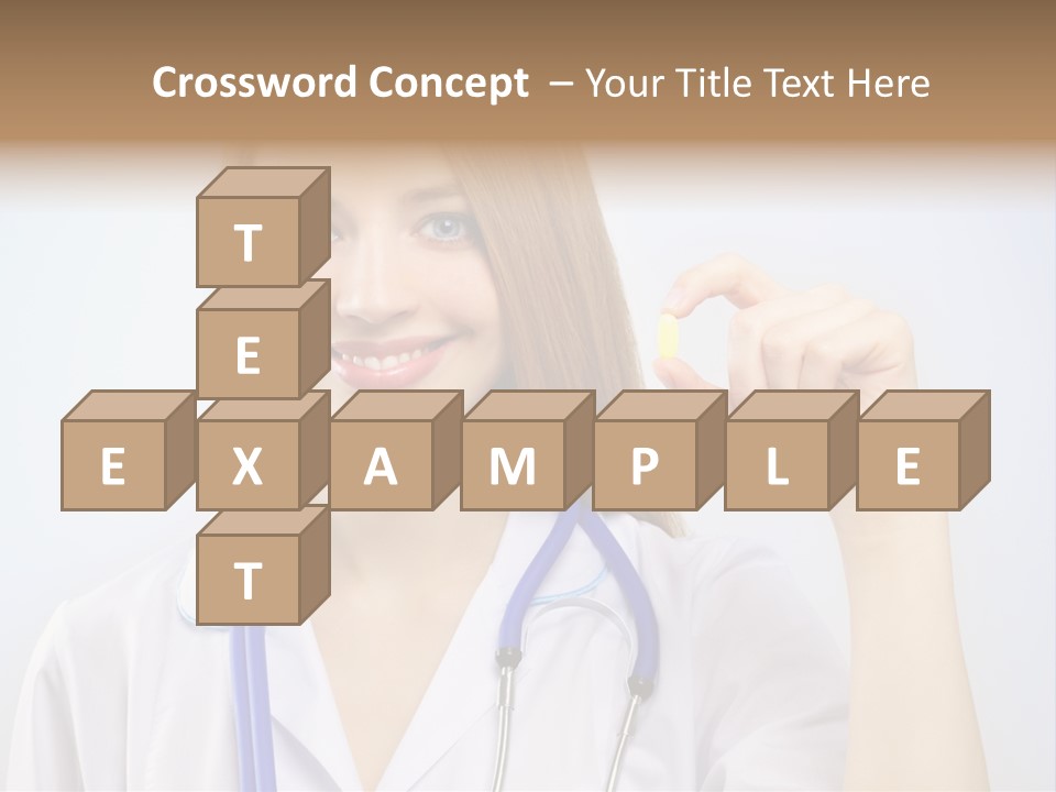 Alone Single Caucasian PowerPoint Template