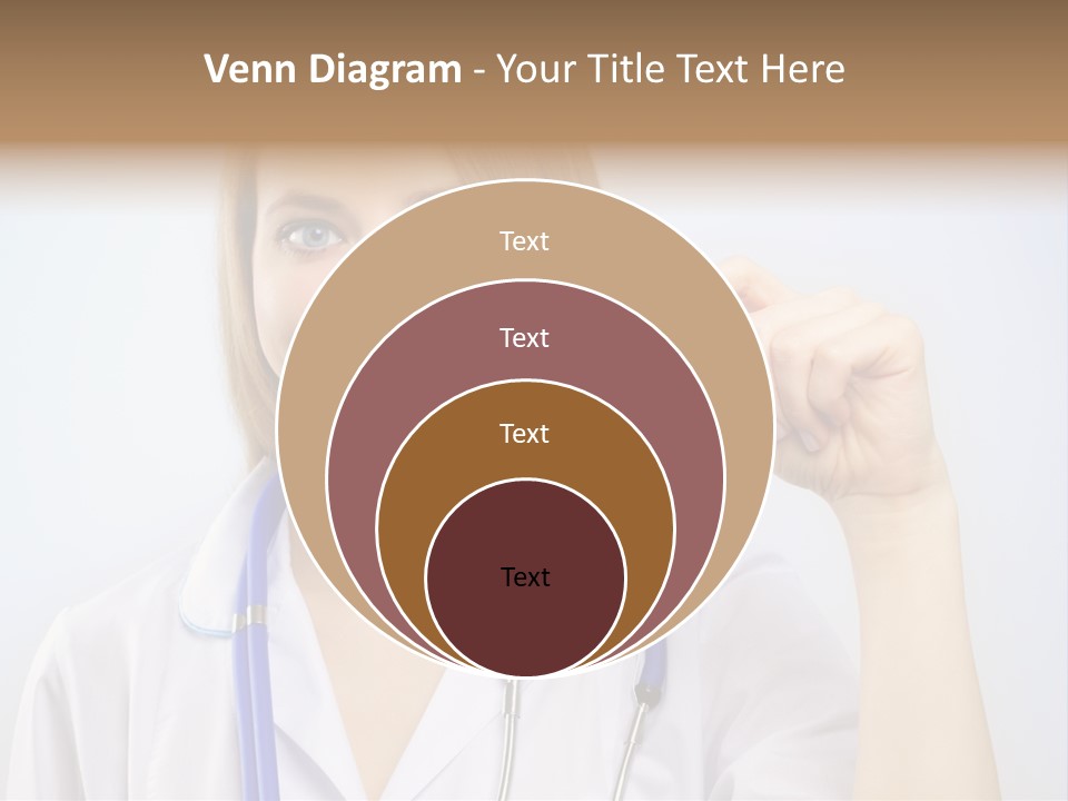 Alone Single Caucasian PowerPoint Template
