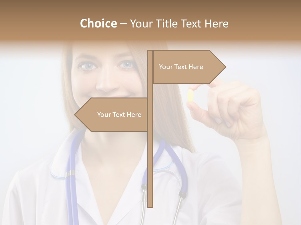 Alone Single Caucasian PowerPoint Template