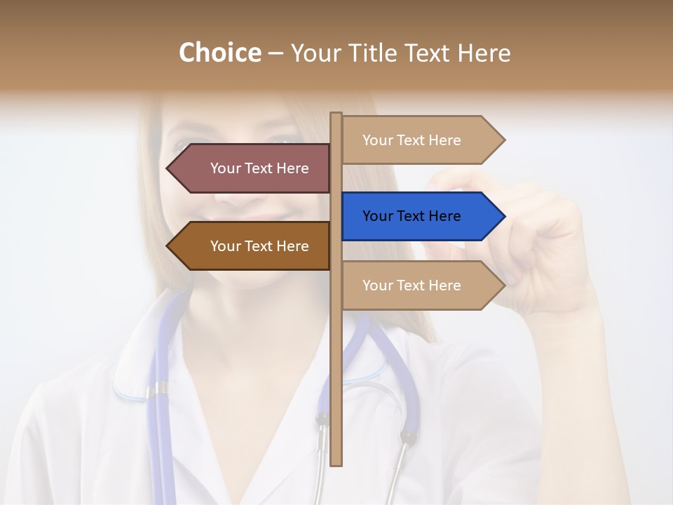 Alone Single Caucasian PowerPoint Template