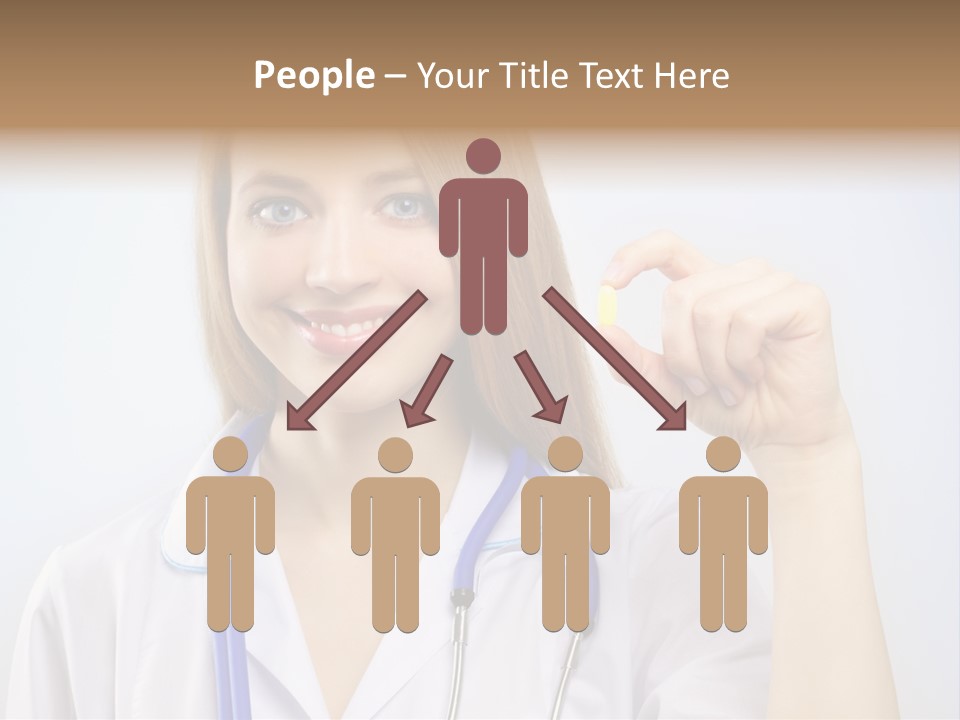 Alone Single Caucasian PowerPoint Template