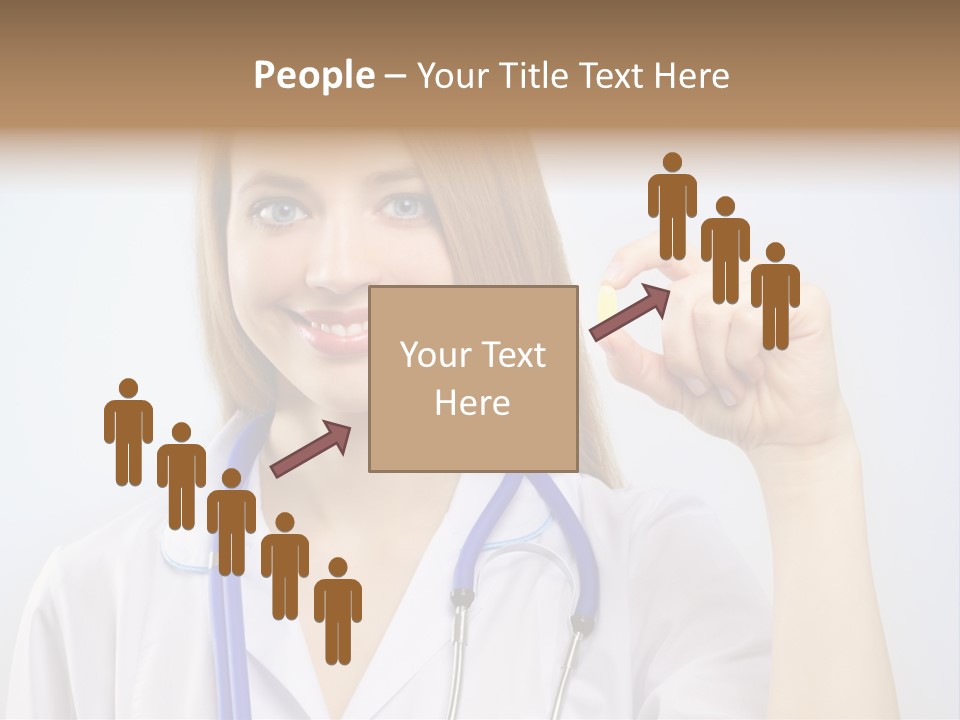 Alone Single Caucasian PowerPoint Template