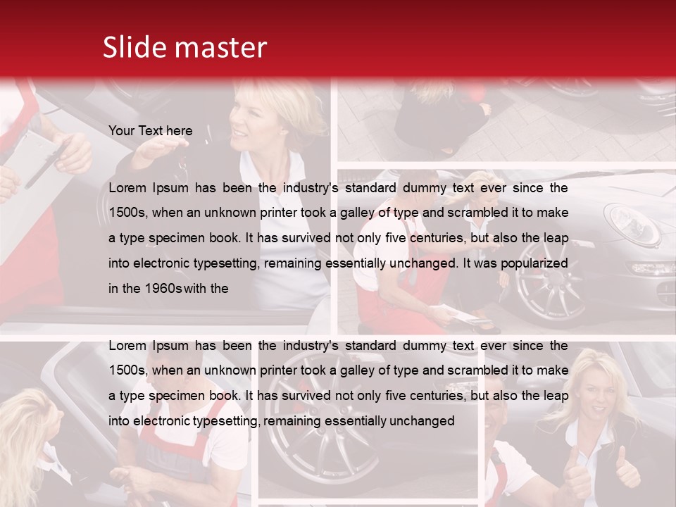 Session Service Tire PowerPoint Template