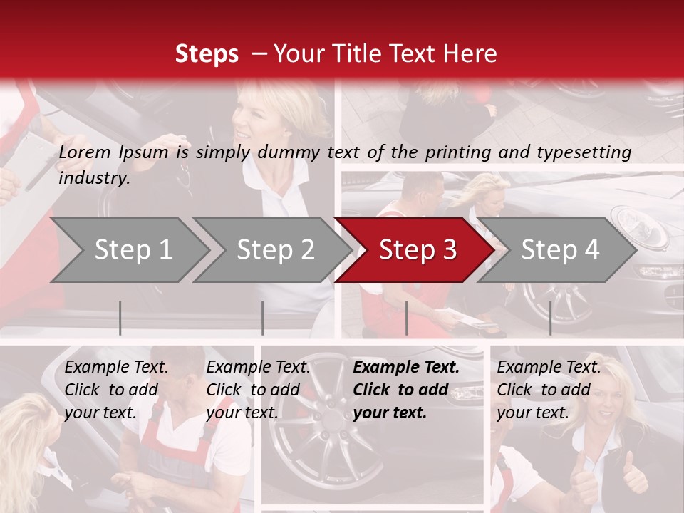 Session Service Tire PowerPoint Template