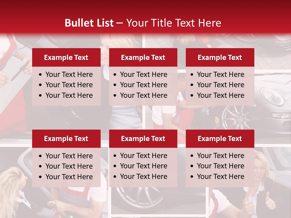 Session Service Tire PowerPoint Template