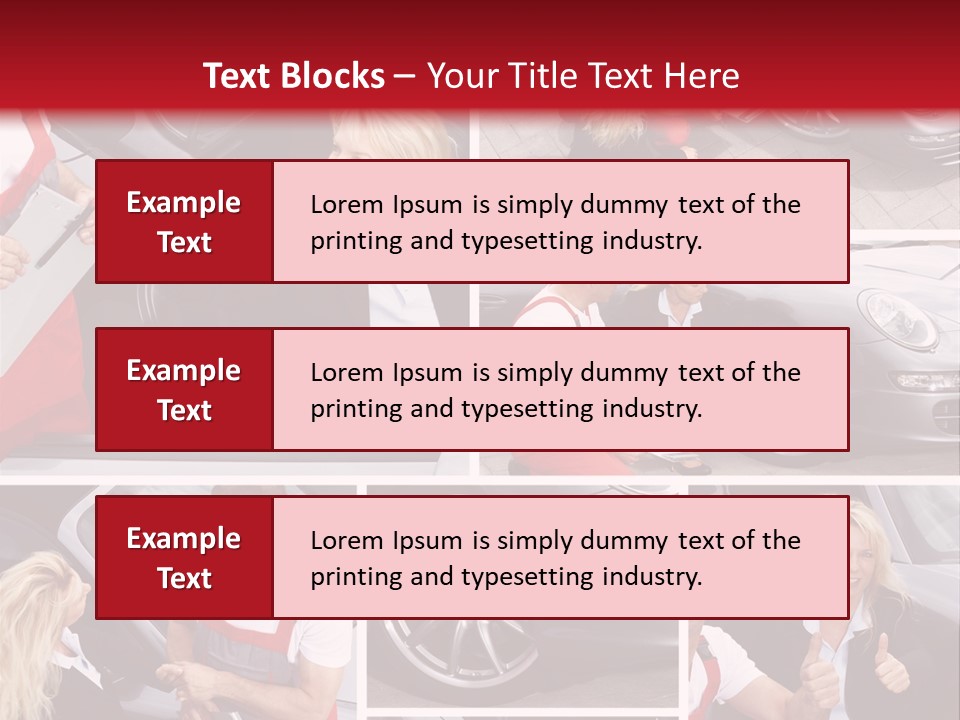 Session Service Tire PowerPoint Template
