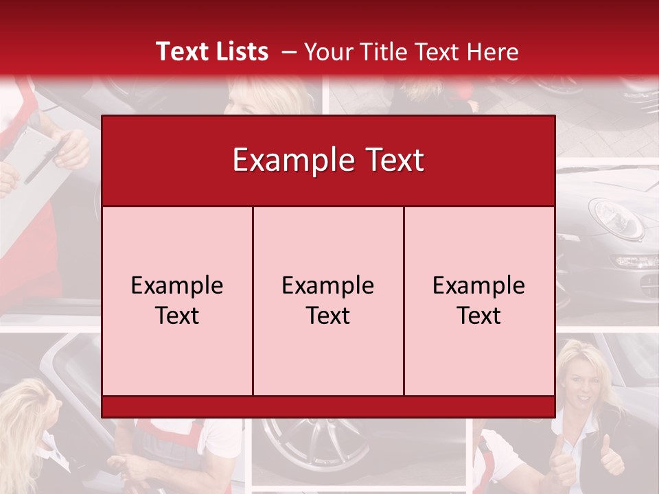 Session Service Tire PowerPoint Template