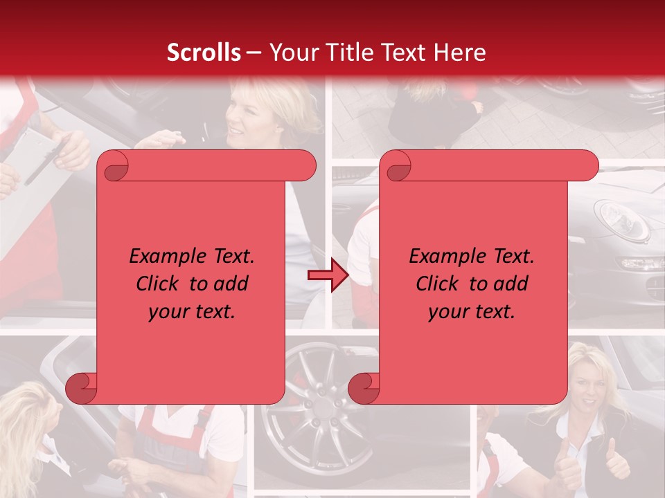 Session Service Tire PowerPoint Template