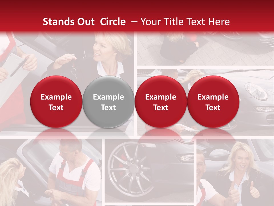 Session Service Tire PowerPoint Template