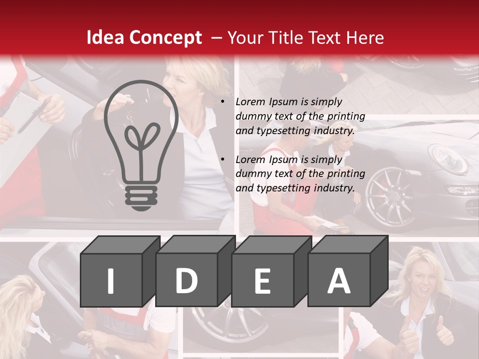 Session Service Tire PowerPoint Template