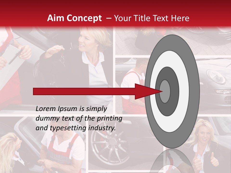 Session Service Tire PowerPoint Template