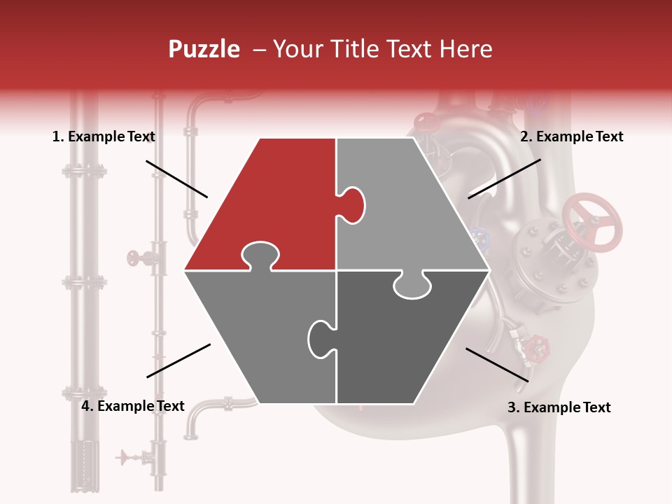 Steam Seamless Equipment PowerPoint Template