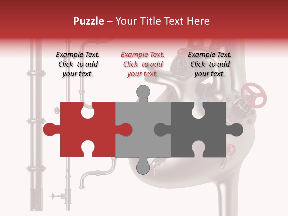 Steam Seamless Equipment PowerPoint Template