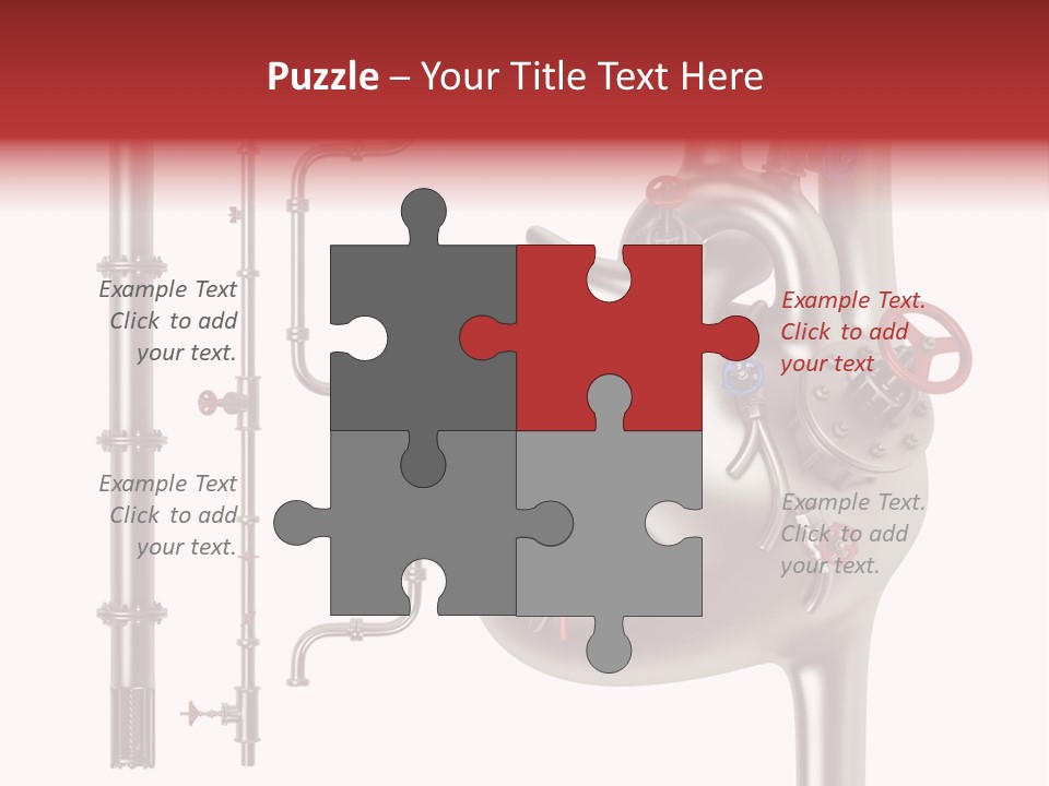 Steam Seamless Equipment PowerPoint Template