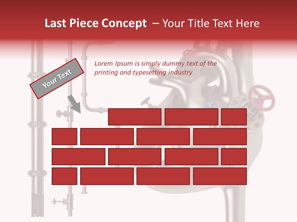 Steam Seamless Equipment PowerPoint Template