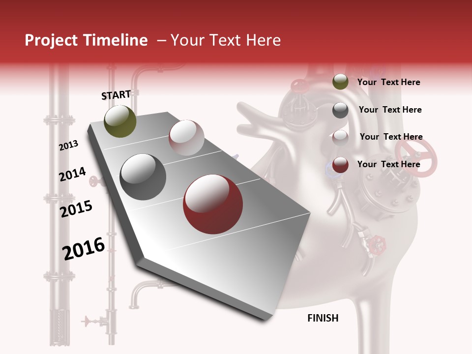 Steam Seamless Equipment PowerPoint Template