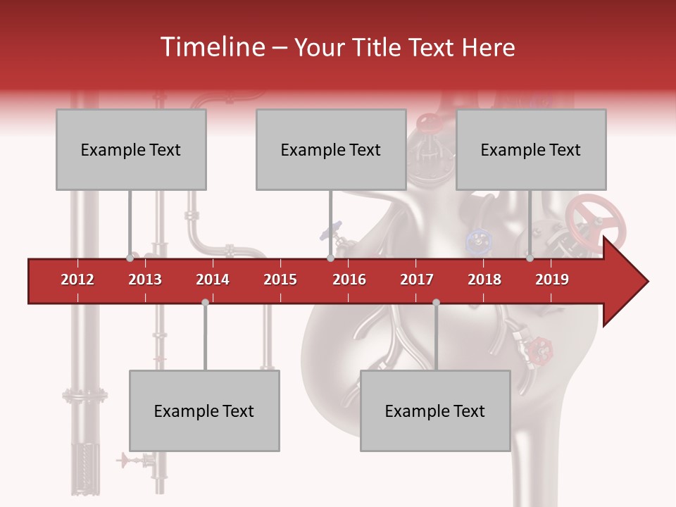 Steam Seamless Equipment PowerPoint Template