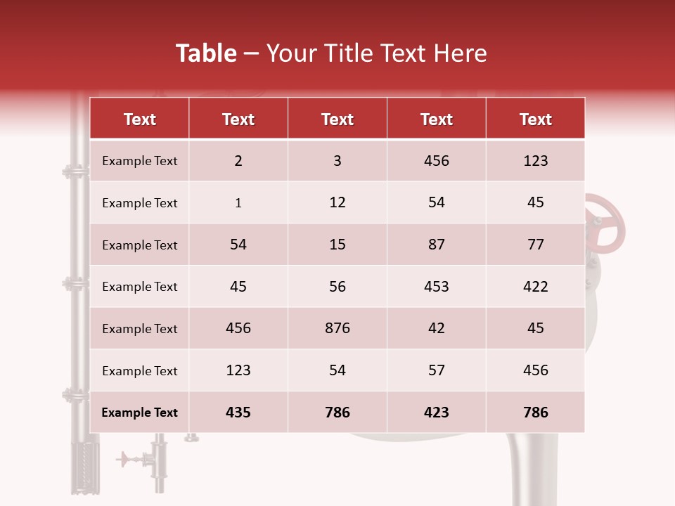 Steam Seamless Equipment PowerPoint Template