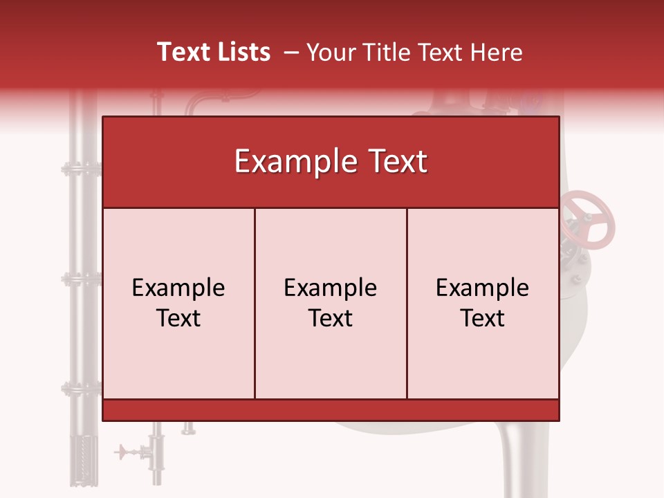 Steam Seamless Equipment PowerPoint Template