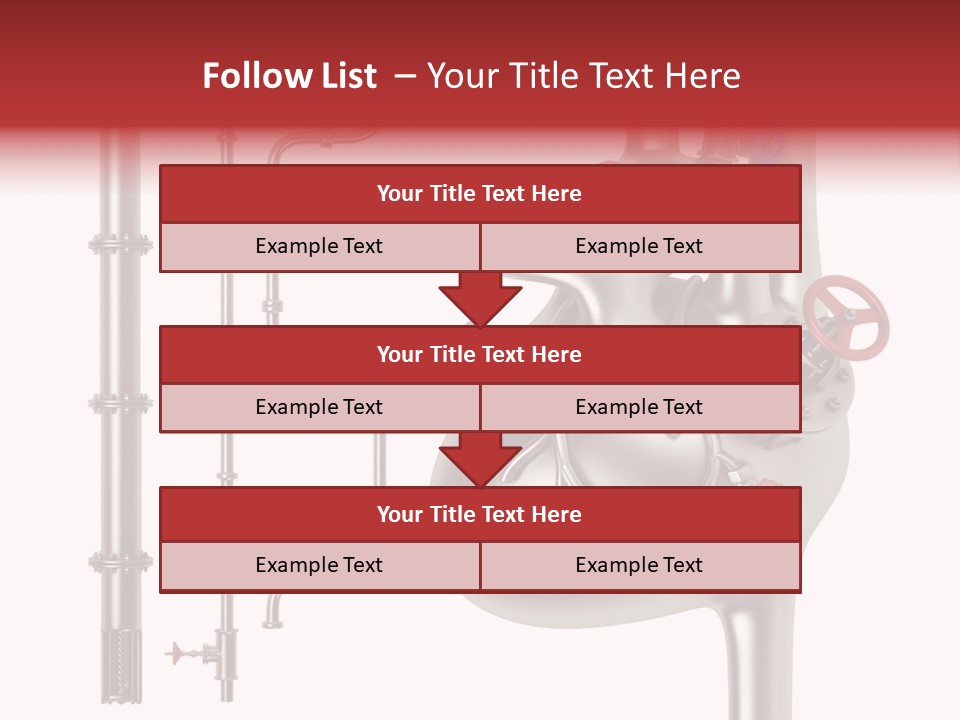 Steam Seamless Equipment PowerPoint Template